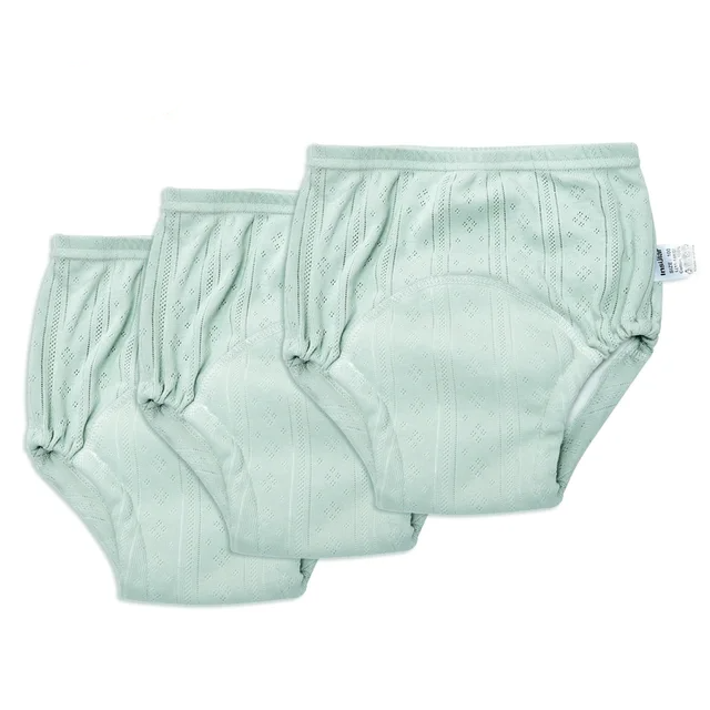 Comfortable Potty Training Underwear - TotTrainer-Green (3 pieces)-Medium (8-11kg)-State of Style