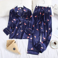Comfortable Pyjamas-Blue Flamingo-M-State of Style