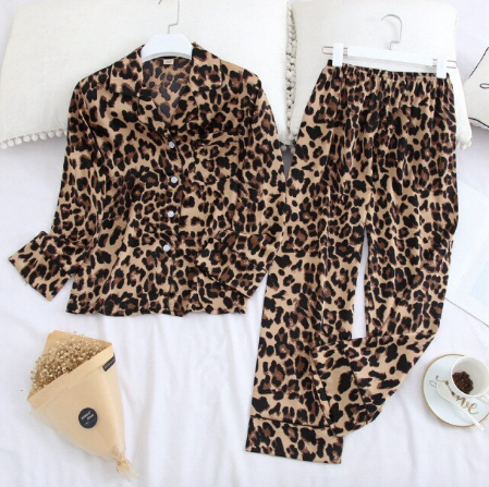 Comfortable Pyjamas-Leopard Print-M-State of Style