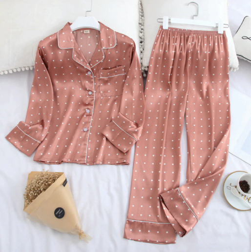 Comfortable Pyjamas-Polka Dot Pink-M-State of Style