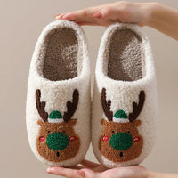 Comfortable Reindeer Slippers - ReinDeerFeet-Red-4-5-State of Style