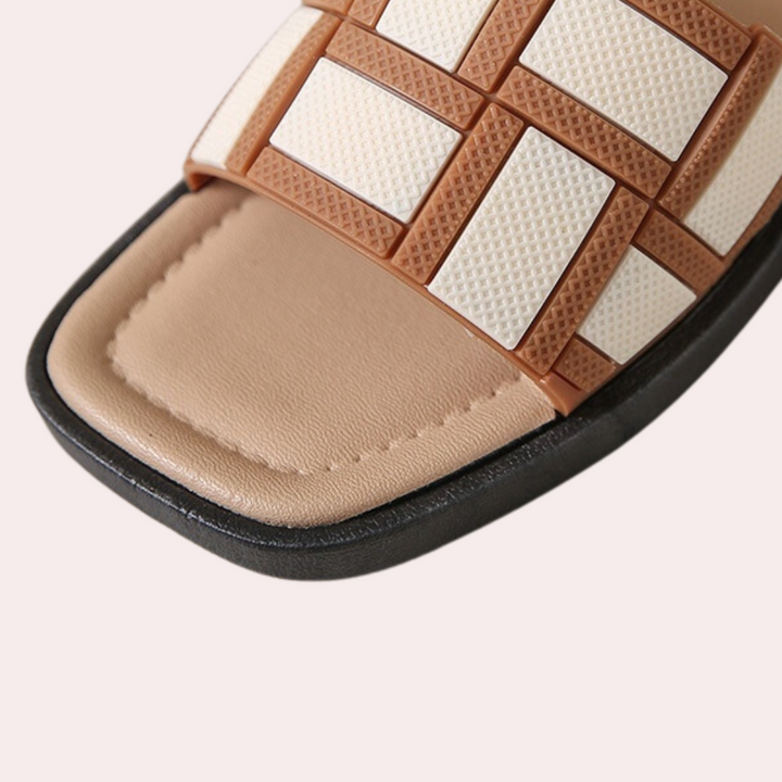 Comfortable Sandals for Women - Isla-Beige-2.5-State of Style