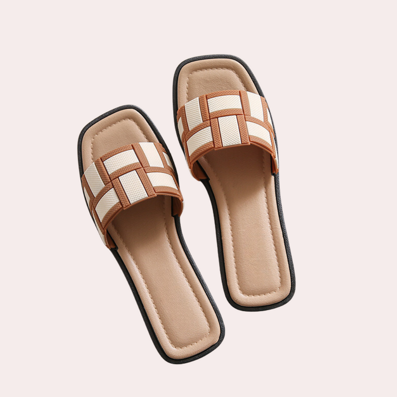 Comfortable Sandals for Women - Isla-Beige-2.5-State of Style