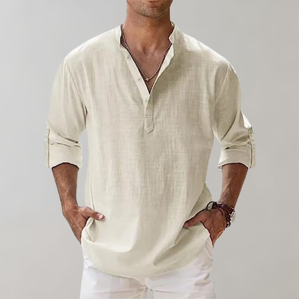 Comfortable Shirt for Men - Florian-White-S-State of Style