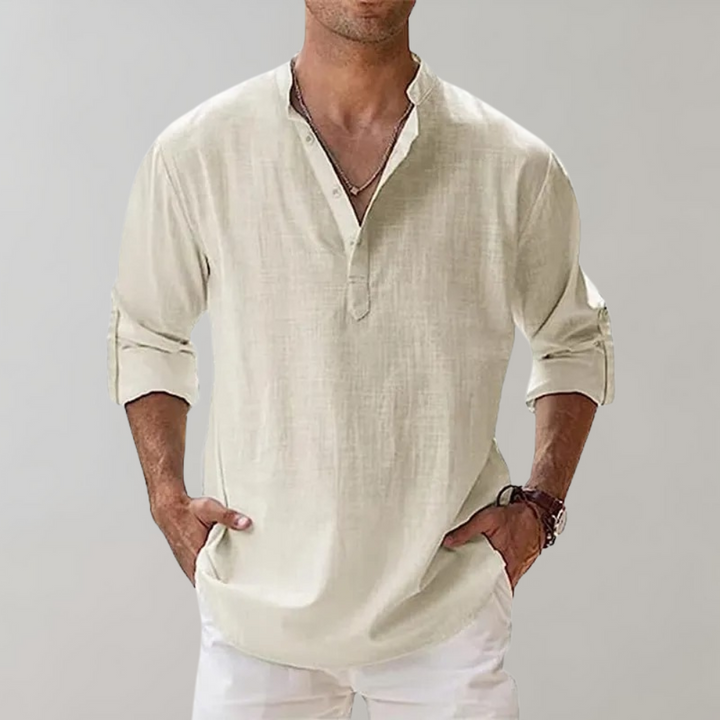 Comfortable Shirt for Men - Florian-White-S-State of Style