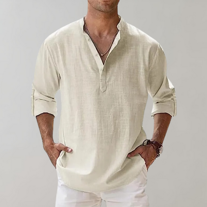 Comfortable Shirt for Men - Florian-White-S-State of Style