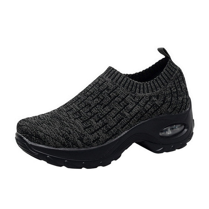 Comfortable Shoes with Orthopedic Sole – Supportive & Breathable-Dark Black-4.5-State of Style