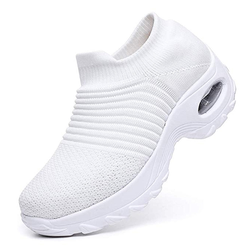 Comfortable Shoes with Orthopedic Sole – Supportive & Breathable-White-4.5-State of Style