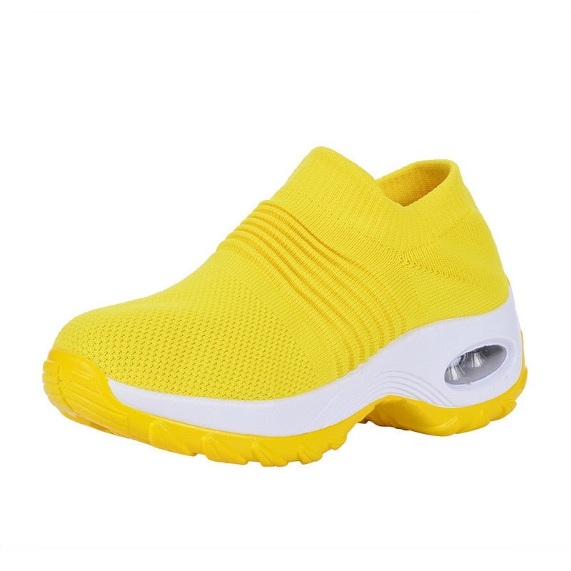 Comfortable Shoes with Orthopedic Sole – Supportive & Breathable-Yellow-4.5-State of Style