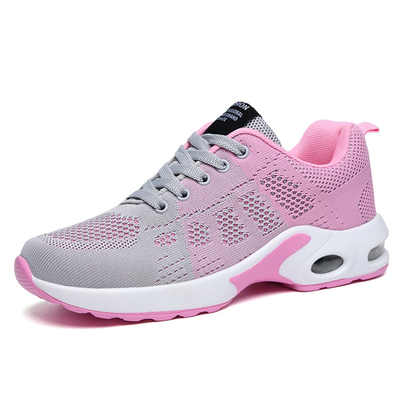 Comfortable Sneakers for Women – Lightweight & Supportive Design-Grey Pink-5.0-State of Style