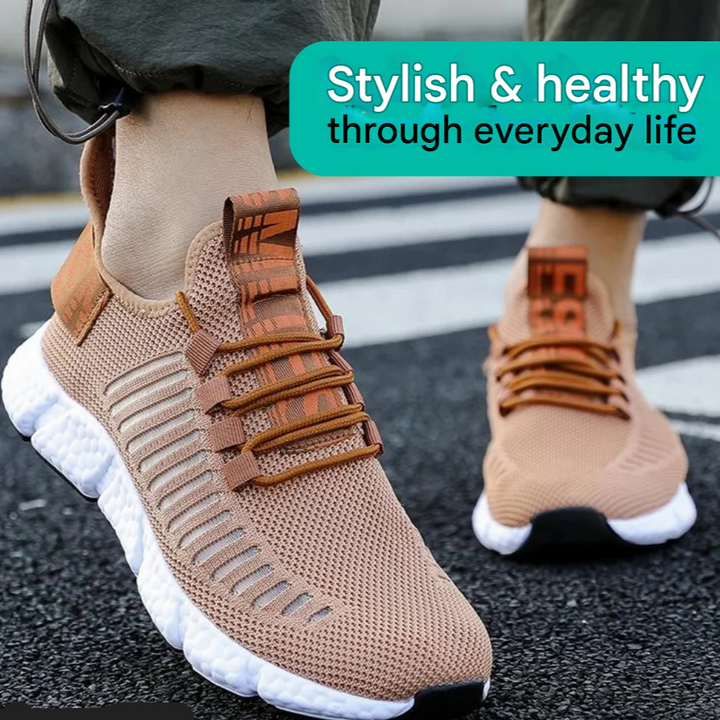 Comfortable Sneakers - VitalSteps-Black-5-State of Style