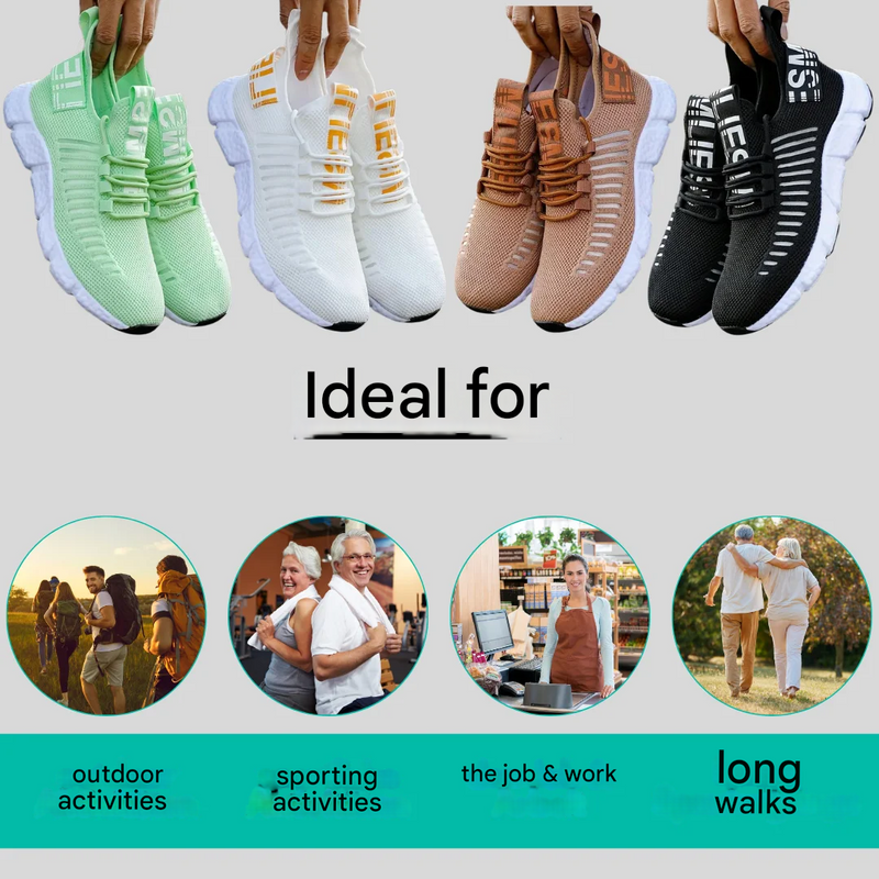 Comfortable Sneakers - VitalSteps-Black-5-State of Style