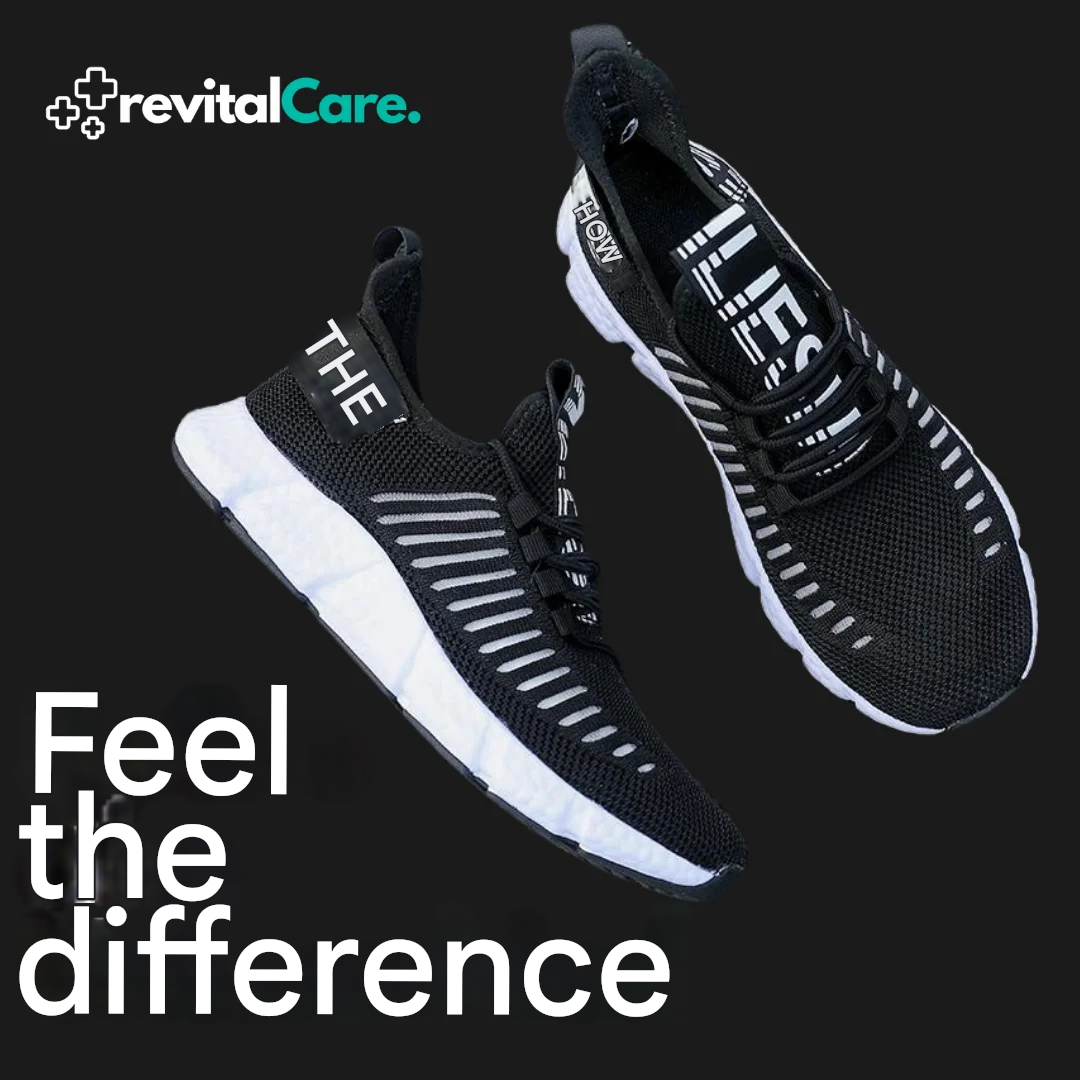 Comfortable Sneakers - VitalSteps-Black-5-State of Style