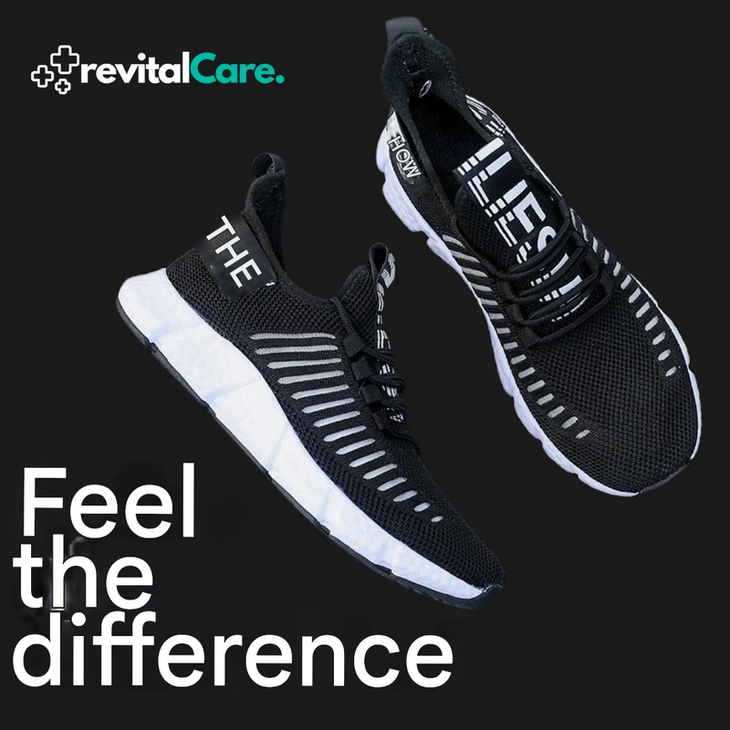 Comfortable Sneakers - VitalSteps-Black-5-State of Style