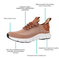 Comfortable Sneakers - VitalSteps-Black-5-State of Style