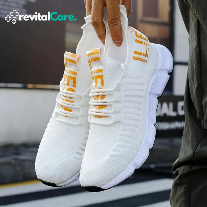 Comfortable Sneakers - VitalSteps-White-5-State of Style