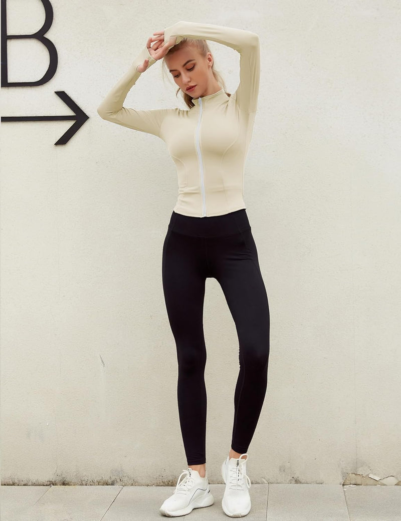 Comfortable Sports Jacket - FlexiMove-Apricot-XS-State of Style