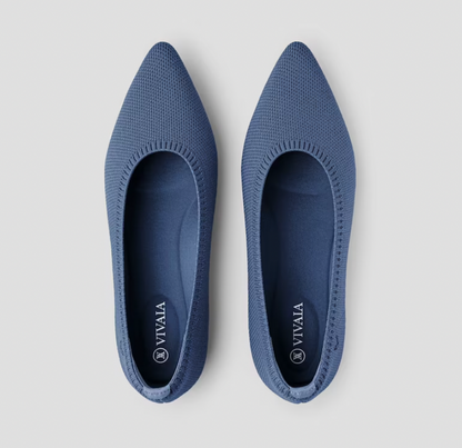 Comfortable Spring/Summer Ballerinas – Mila-Blue-4.5-State of Style