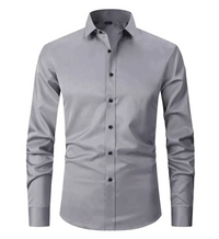 Comfortable Stretch Shirt - Lucas-Grey-S-State of Style