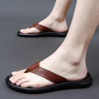 Comfortable & Stylish Men's Outdoor Summer Slippers – Leano-Black-6-State of Style