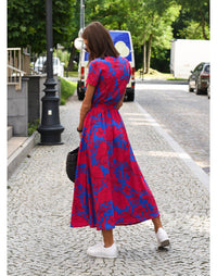 Comfortable Summer Dress - Lina-Pink-S-State of Style