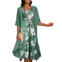 Comfortable Summer Dress - Serena-Green-S-State of Style