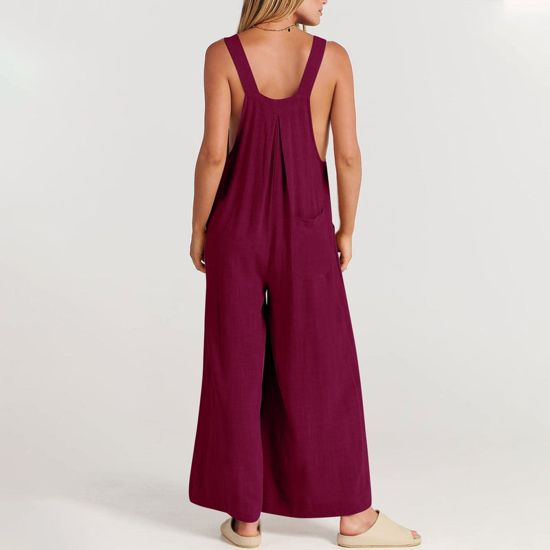 Comfortable Summer Overalls - Sofie-Black-S-State of Style