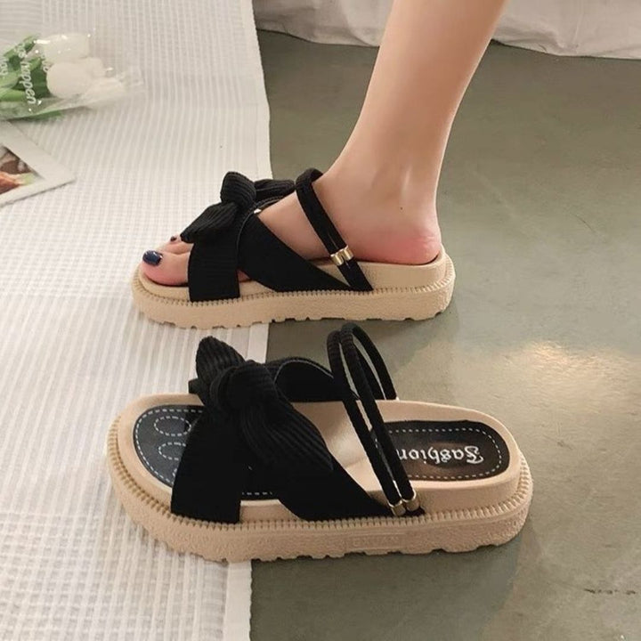 Comfortable summer sandals for women – Liana-Black-3-State of Style