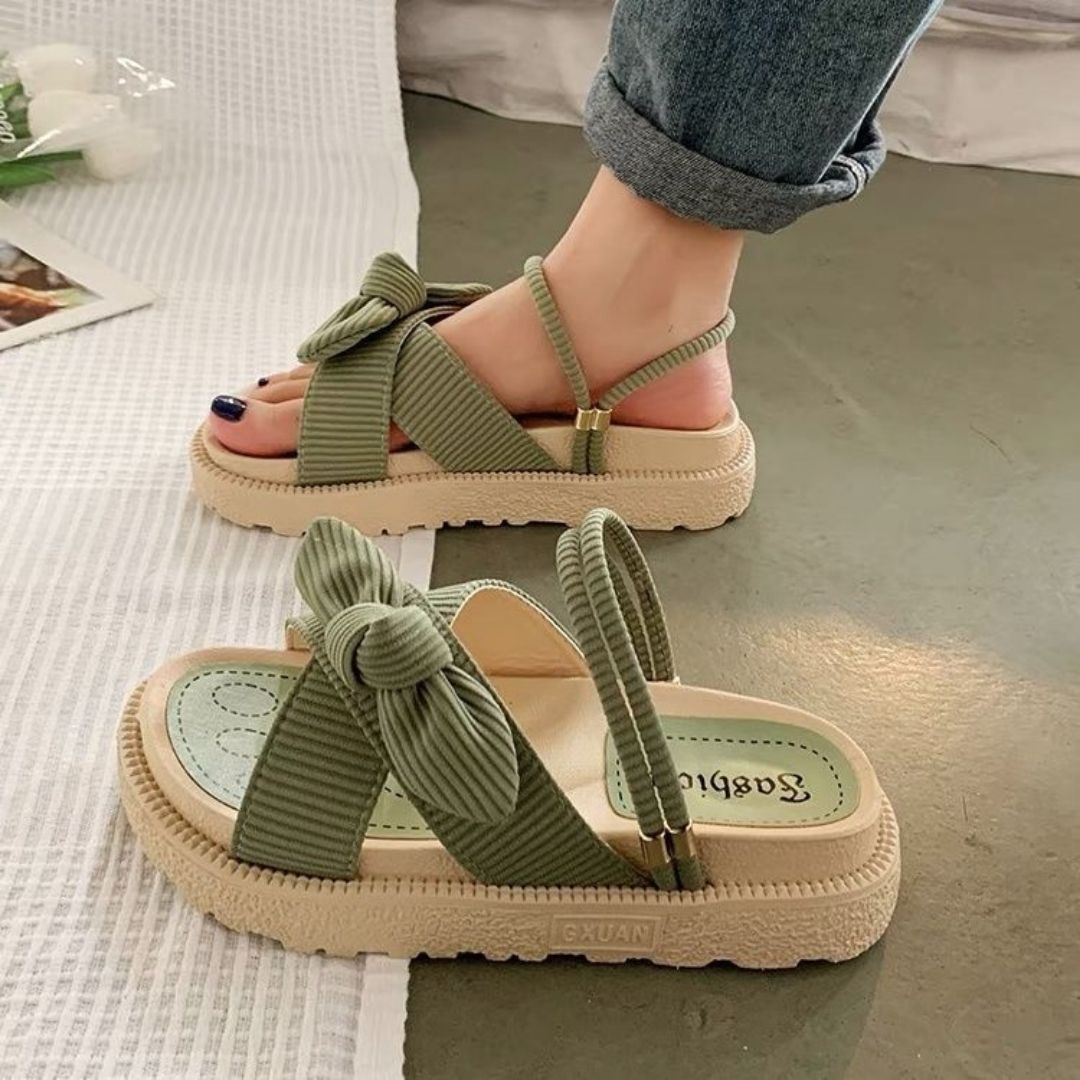 Comfortable summer sandals for women – Liana-Green-3-State of Style