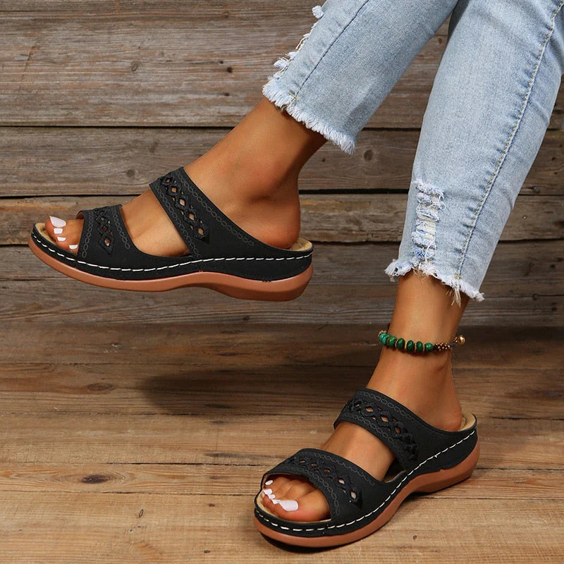 Comfortable Summer Sandals | Perfect for Sunny Days-Black-5-State of Style