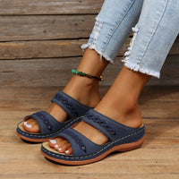 Comfortable Summer Sandals | Perfect for Sunny Days-Dark Blue-5-State of Style