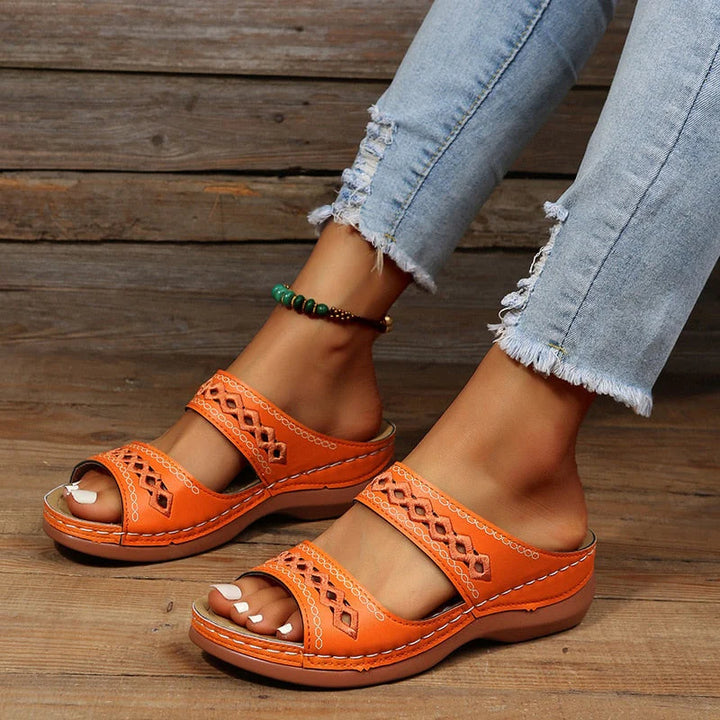 Comfortable Summer Sandals | Perfect for Sunny Days-Orange-5-State of Style