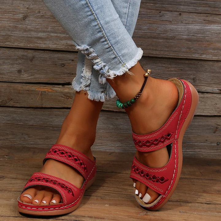 Comfortable Summer Sandals | Perfect for Sunny Days-Red-5-State of Style