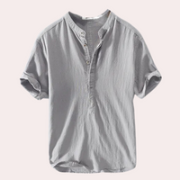 Comfortable Summer Shirt for Men - Milo-Grey-S-State of Style