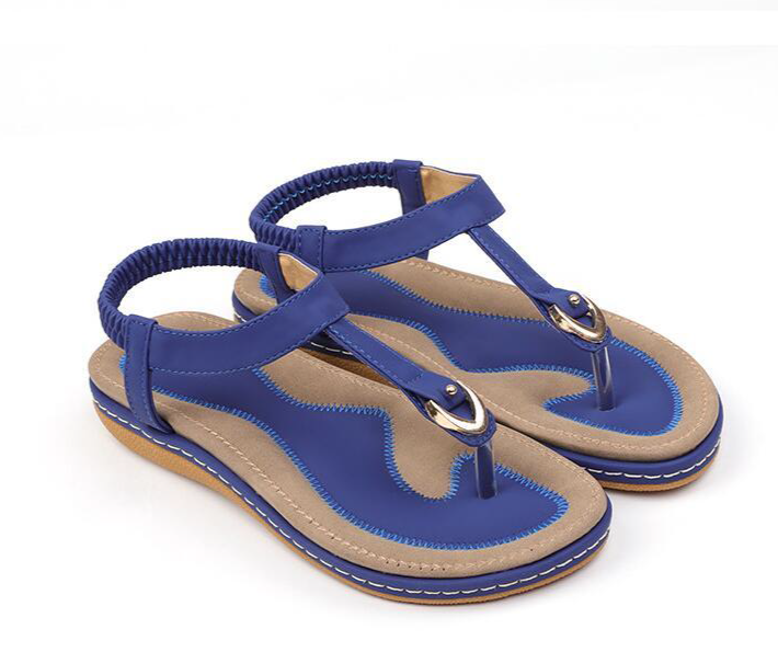 Comfortable summer shoes with a heel for ladies – Marisa (Now 1+1 Free!)-Blue-3.5-State of Style