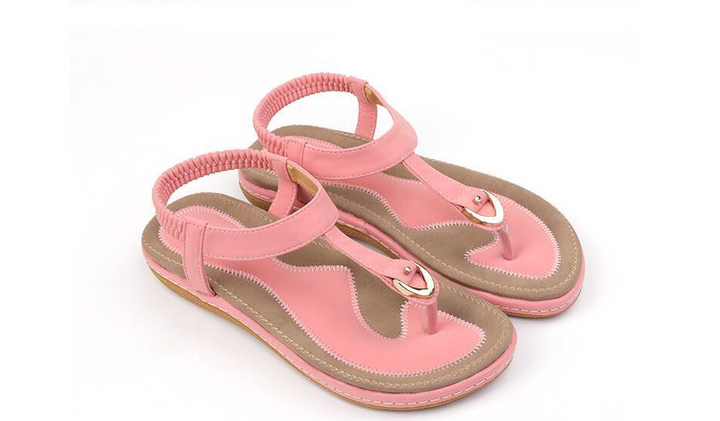 Comfortable summer shoes with a heel for ladies – Marisa (Now 1+1 Free!)-Pink-3.5-State of Style