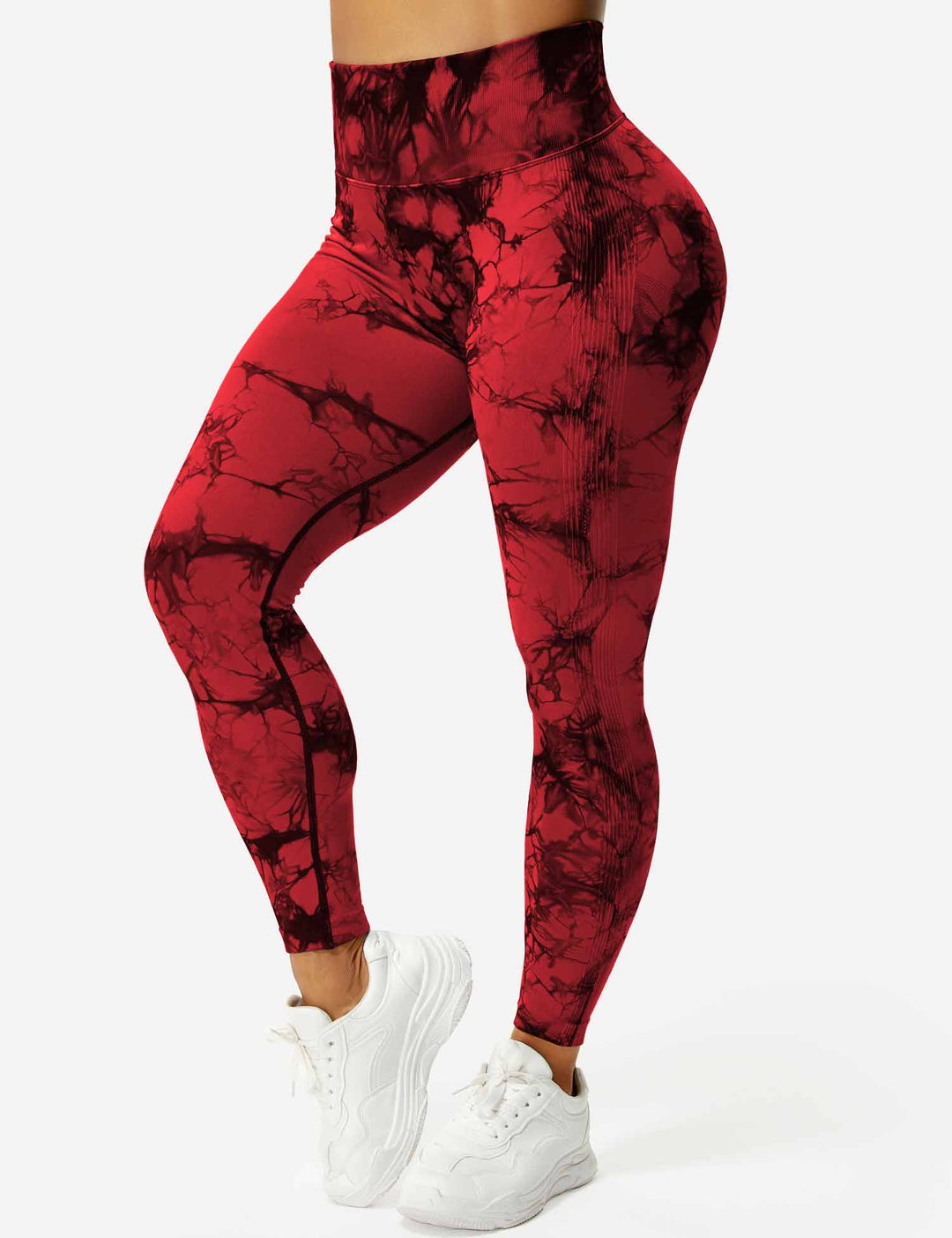 Comfortable Tie Dye Leggings - Ivy-Black Blue-S-State of Style