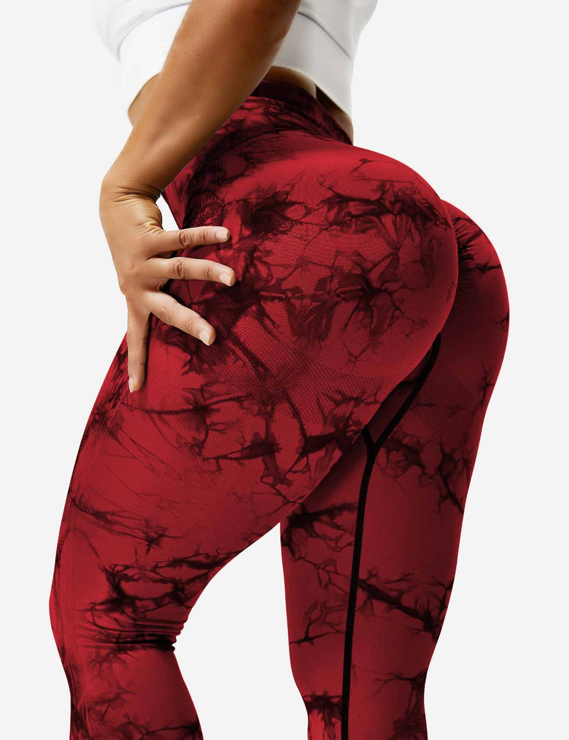 Comfortable Tie Dye Leggings - Ivy-Black Blue-S-State of Style