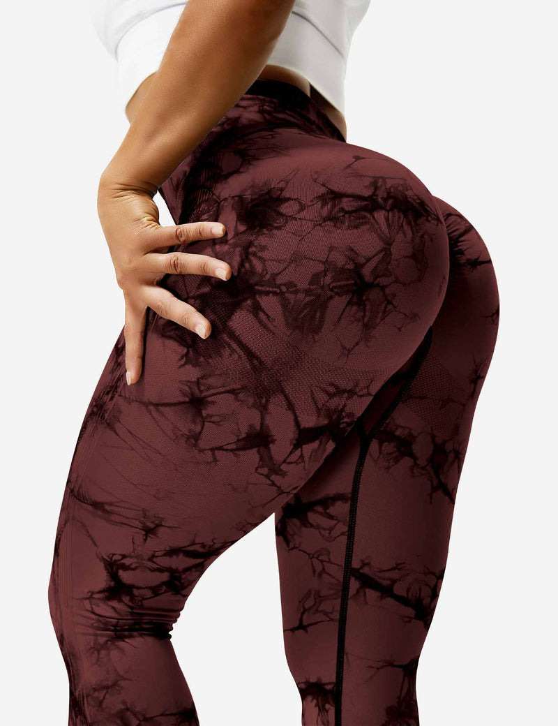 Comfortable Tie Dye Leggings - Ivy-Black Blue-S-State of Style