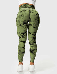 Comfortable Tie Dye Leggings - Ivy-Black Blue-S-State of Style