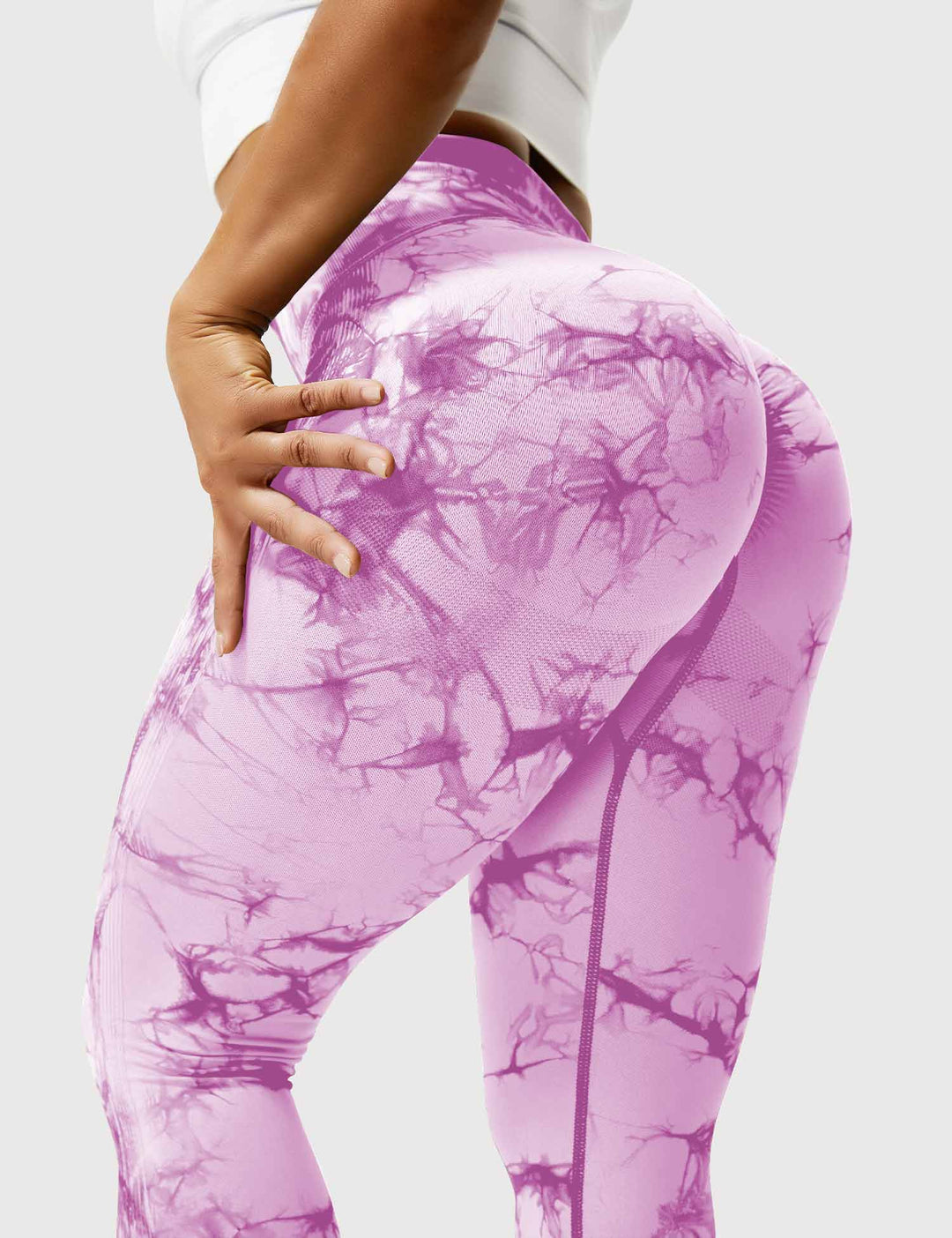 Comfortable Tie Dye Leggings - Ivy-Black Blue-S-State of Style