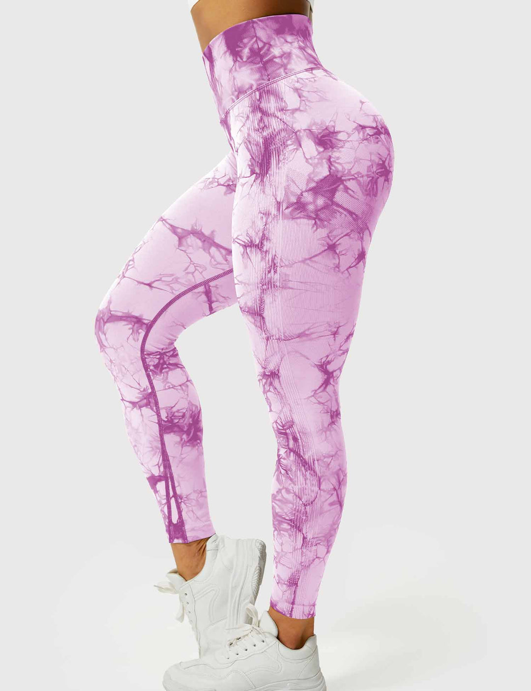 Comfortable Tie Dye Leggings - Ivy-Black Blue-S-State of Style