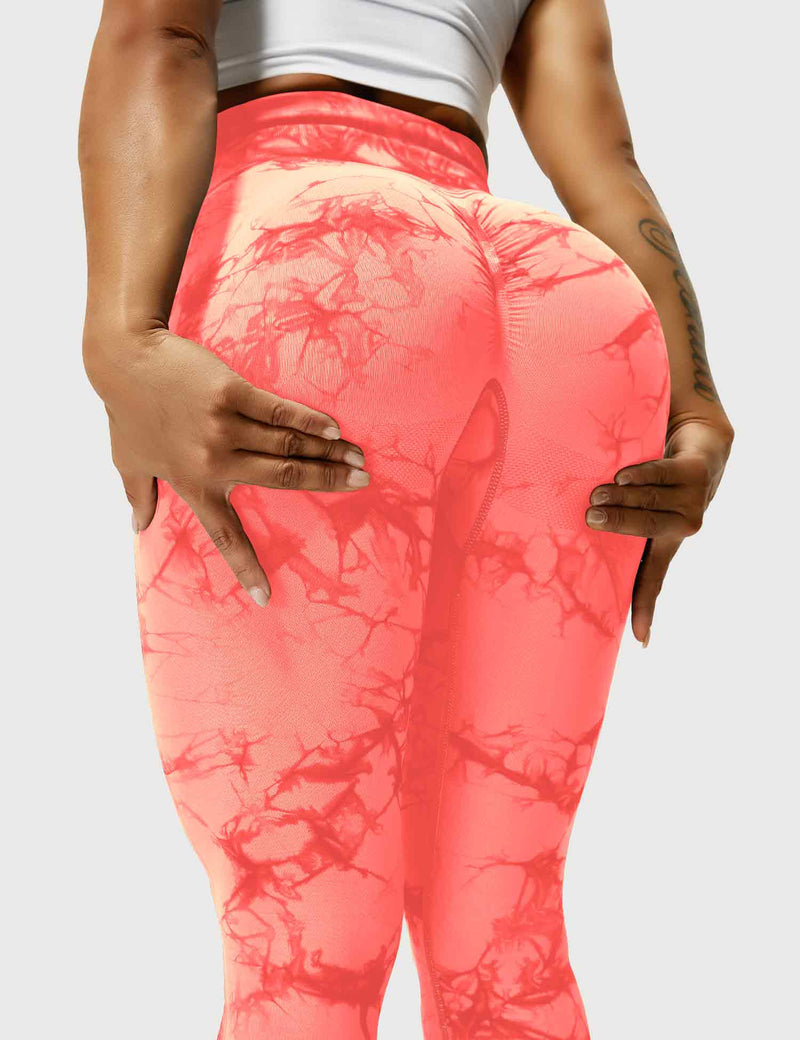 Comfortable Tie Dye Leggings - Ivy-Black Blue-S-State of Style