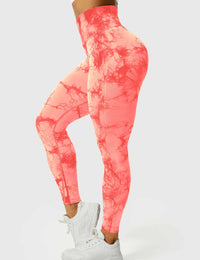 Comfortable Tie Dye Leggings - Ivy-Black Blue-S-State of Style