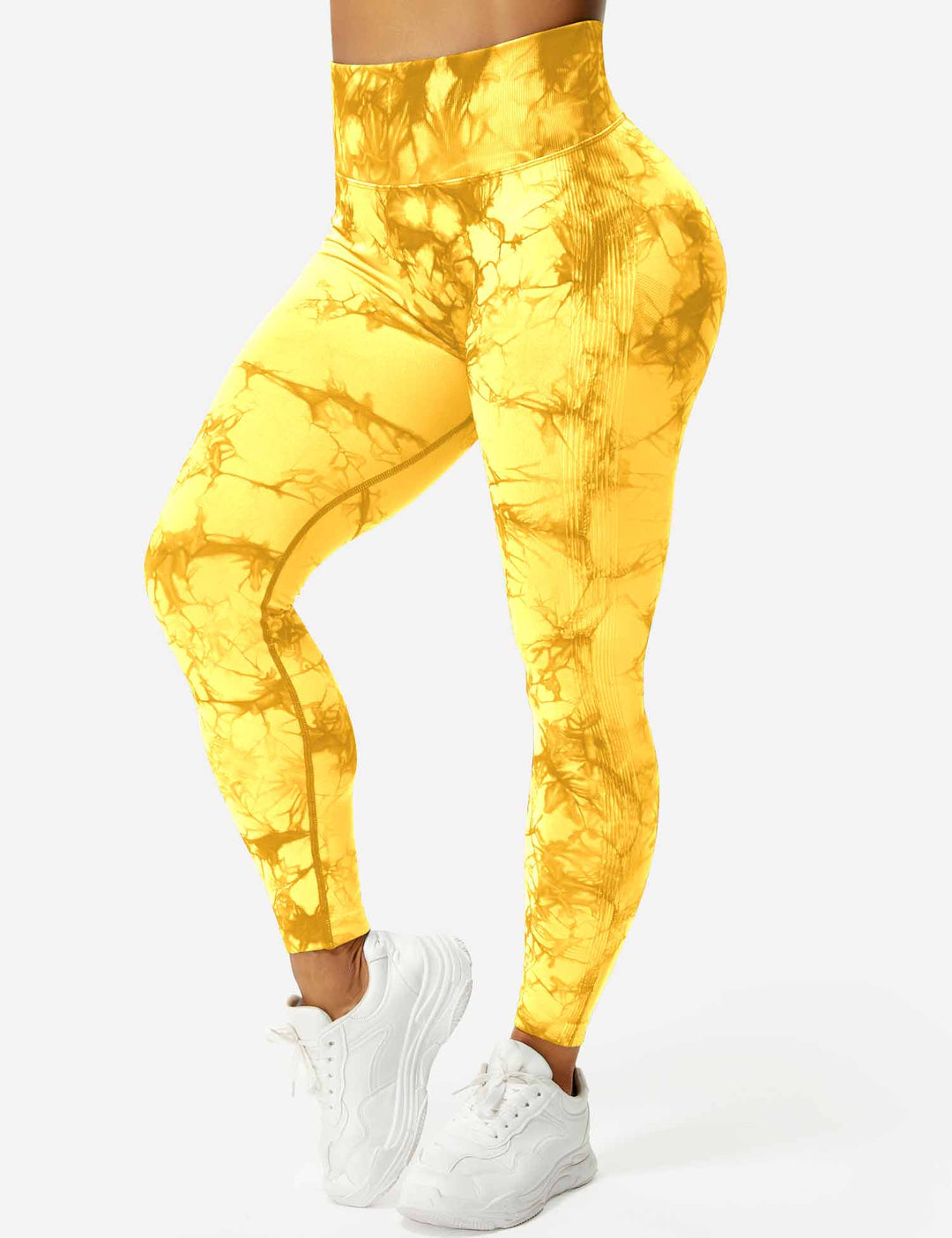 Comfortable Tie Dye Leggings - Ivy-Black Blue-S-State of Style