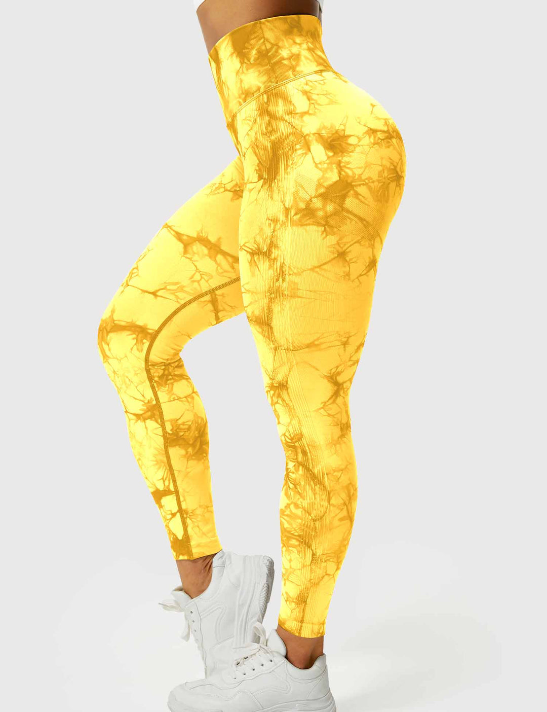 Comfortable Tie Dye Leggings - Ivy-Black Blue-S-State of Style