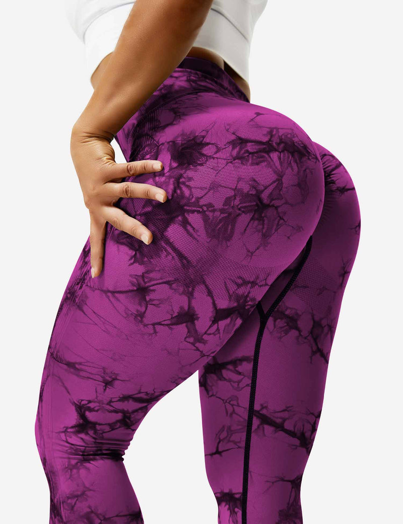 Comfortable Tie Dye Leggings - Ivy-Black Blue-S-State of Style