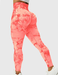 Comfortable Tie Dye Leggings - Ivy-Orange-S-State of Style