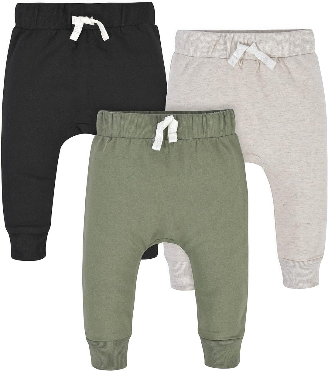 Comfortable Toddler Jogging Pants - 3-Pack Essentials-Black-12-18 months-State of Style