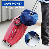 Comfortable Travel Pillow and Extra Luggage Space in One - TravelMate™-Black-State of Style